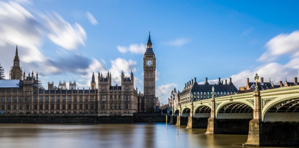 Londýn - co vidět? 3dny - Parlament, Big Ben
